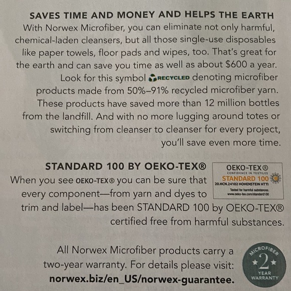 COPY - Graphite w/Purple Trim Diamond Textured Kitchen Cloth by Norwex w/BacLoc… - Picture 11 of 13